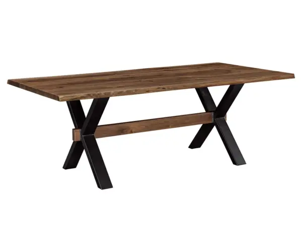 Live Edge Table with El Dorado Base