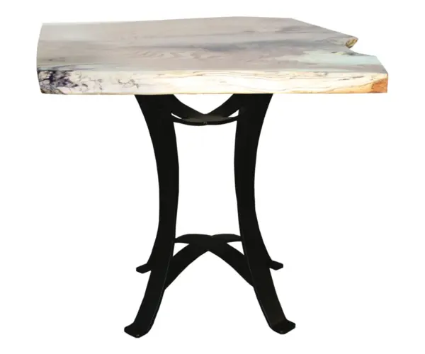 1200 Series Single Pedestal Pub Height Table